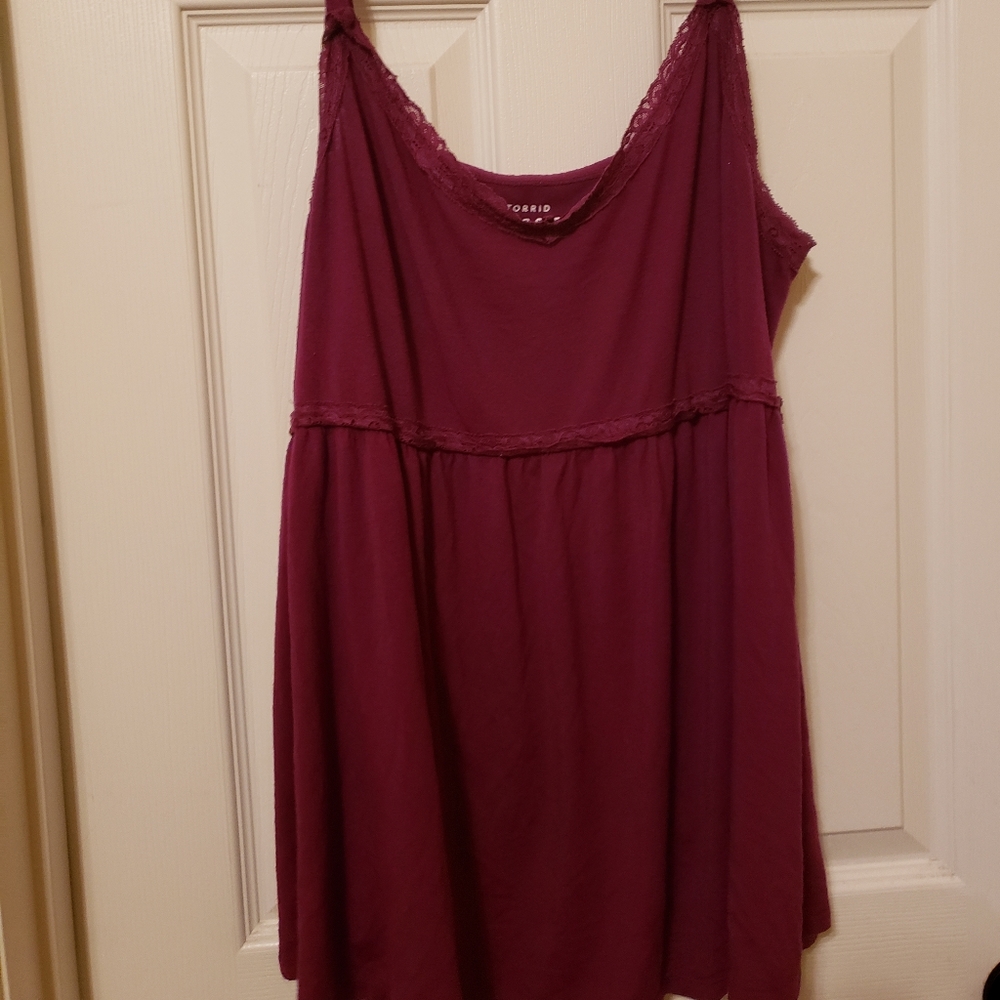 Purple Torrid super soft tank top